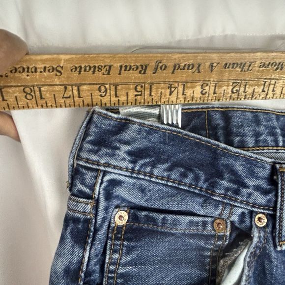 Levi Jeans 550 Mens Size 36x36 Straight Leg Blue Denim - Picture 6 of 11